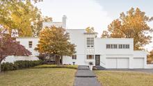 Frederick Vance Kershner: Exterior facade of house from street.