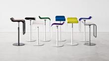 lapalma: LEM stools in various finishes.
